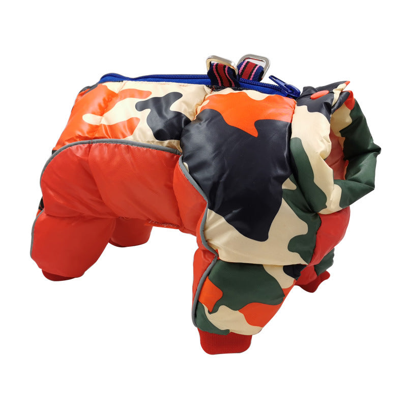 The Puddle Patrol Camo Coat — Waterproof Dog Jacket
