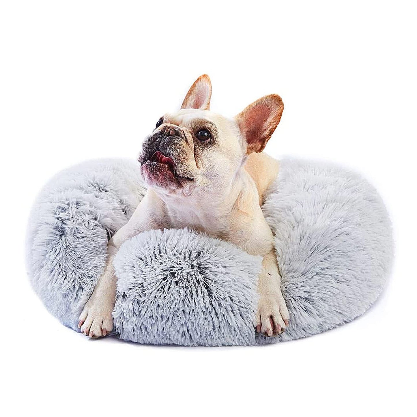 The Cloud Nine Donut Bed — Calming Plush Dog Cuddler