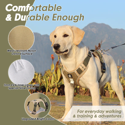The Steady Paw Harness — Reflective No-Pull Control Vest