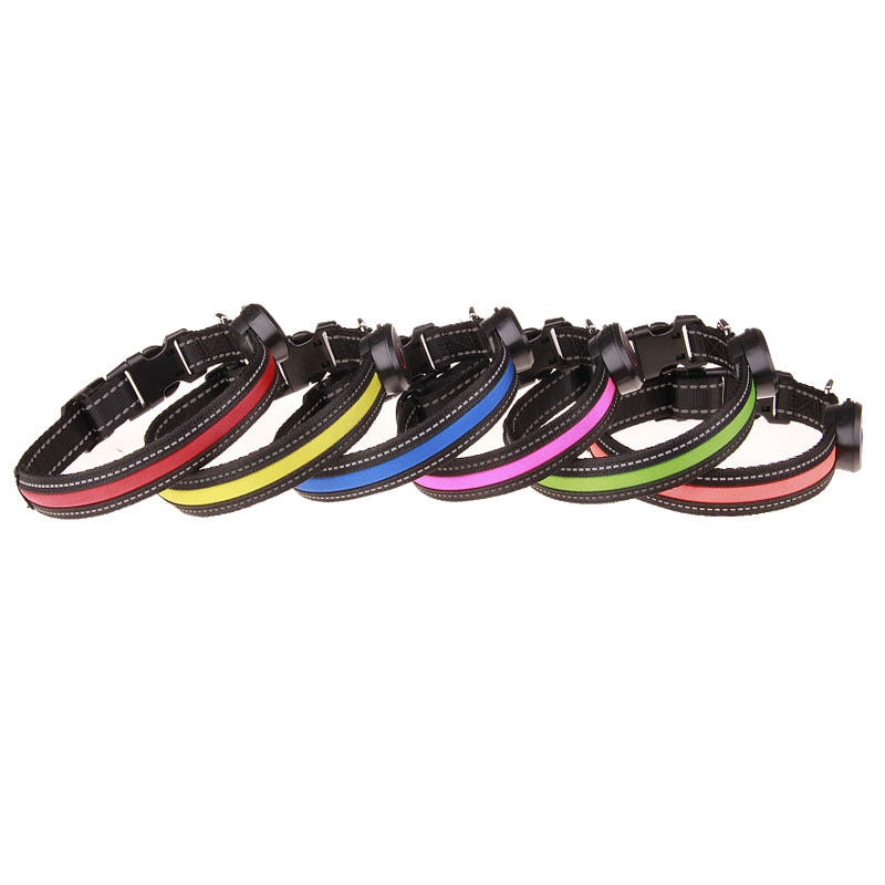 The Peachy Glow Collar — USB Rechargeable LED Dog Collar