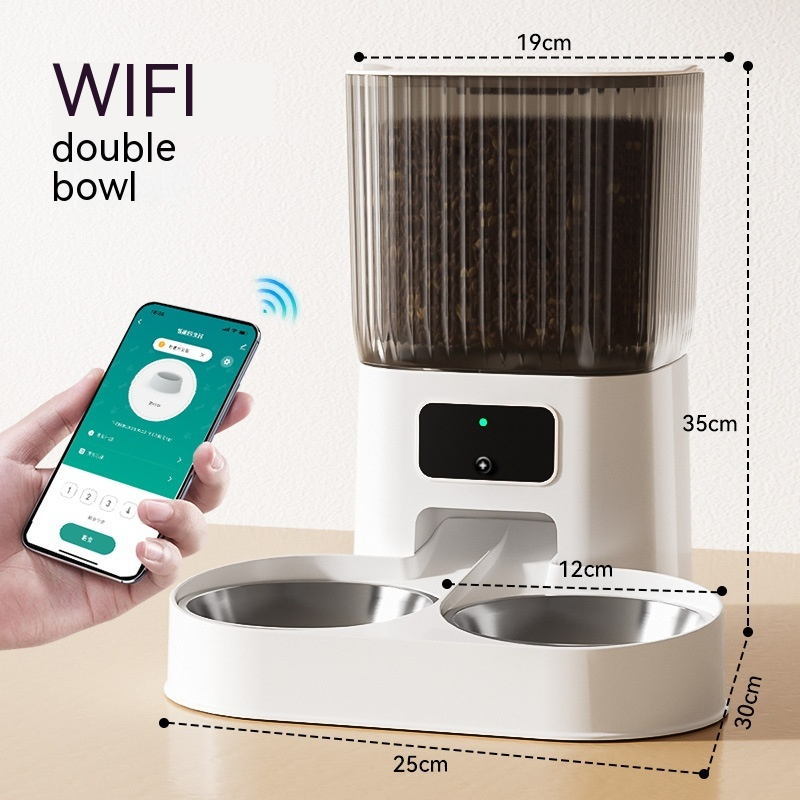 Furr Friendly Smart Feeder — WiFi App Control, Live Video, Two-Way Voice
