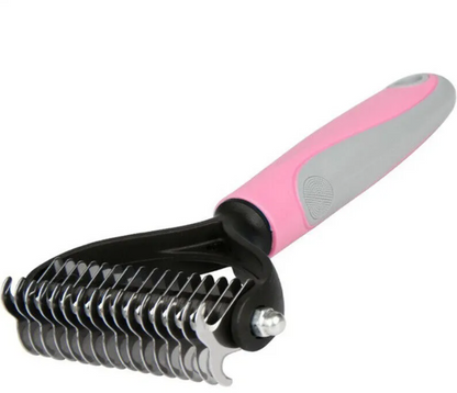The Fur-Tamer Duo Brush — Dematting & Deshedding Tool