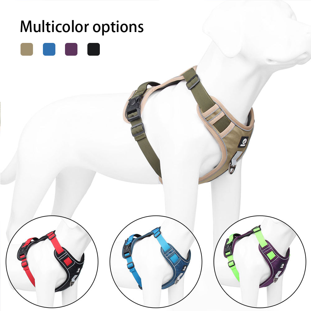 The Steady Paw Harness — Reflective No-Pull Control Vest