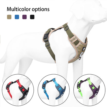 The Steady Paw Harness — Reflective No-Pull Control Vest