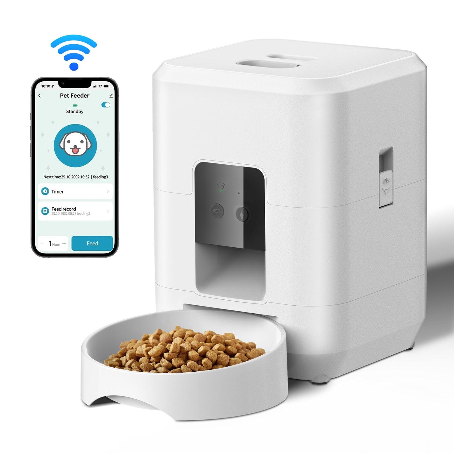 The Smart Feast Pro — WiFi & Timed Automatic Pet Feeder
