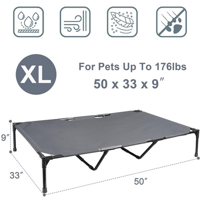 The Pawvilion — Elevated Outdoor Dog Bed