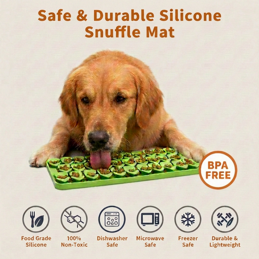The Sniff & Slow Safari — Silicone Enrichment Feeder