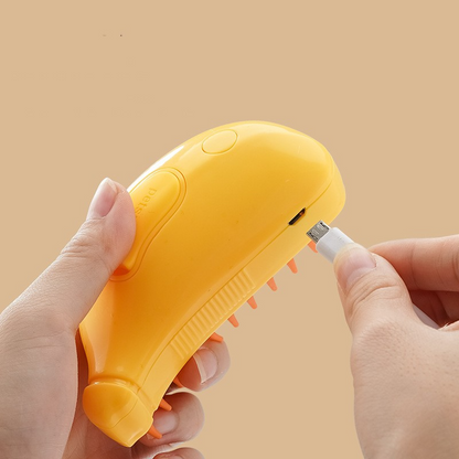 The Coat Cloud Catcher — Double-Sided Grooming Brush