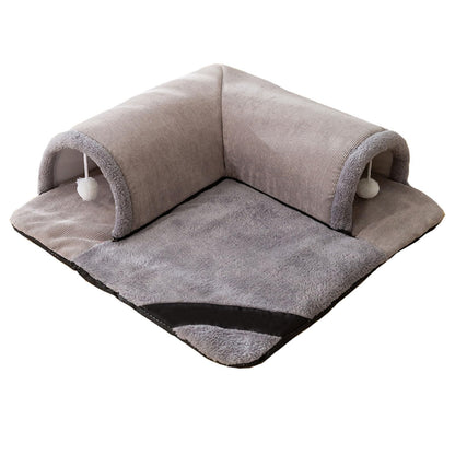 The Tunnel & Snooze — 2-in-1 Play Tunnel & Pet Bed