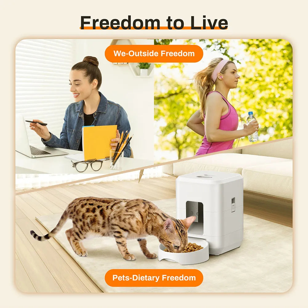 The Portion Purrfect Smart Feeder — App-Controlled Meals