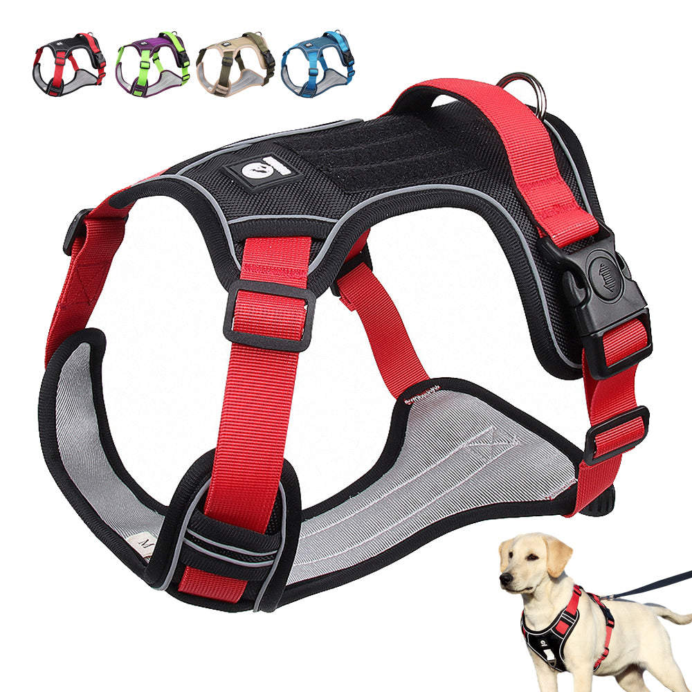 The Steady Paw Harness — Reflective No-Pull Control Vest