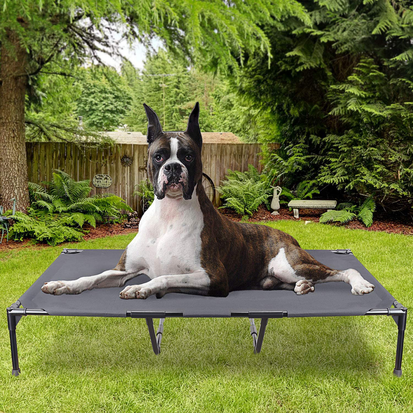 The Pawvilion — Elevated Outdoor Dog Bed
