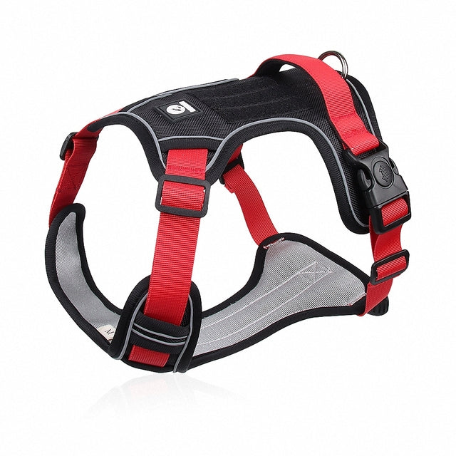 The Steady Paw Harness — Reflective No-Pull Control Vest