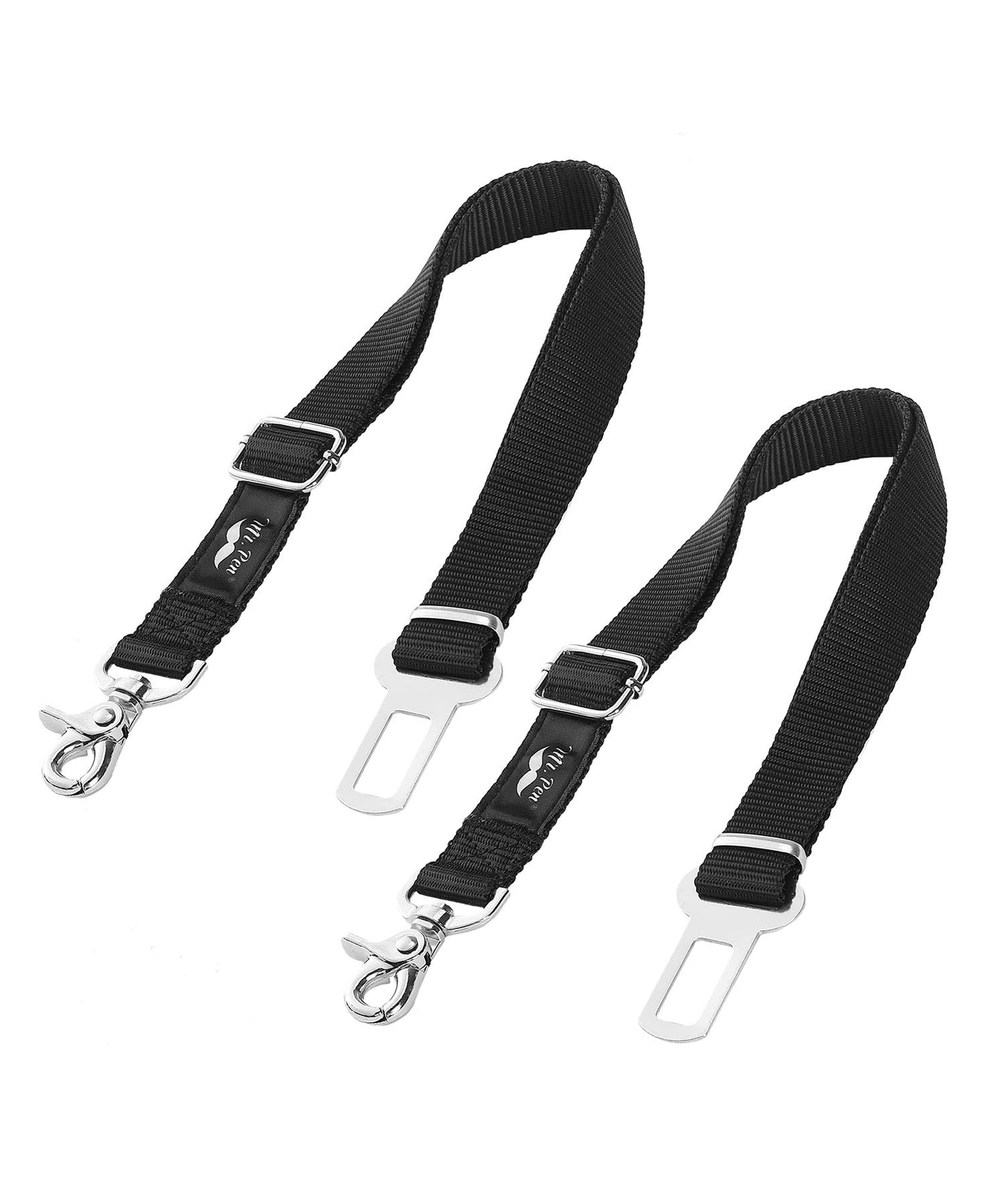 The Buckle & Bark Dog Seat Belts — Adjustable 2-Pack