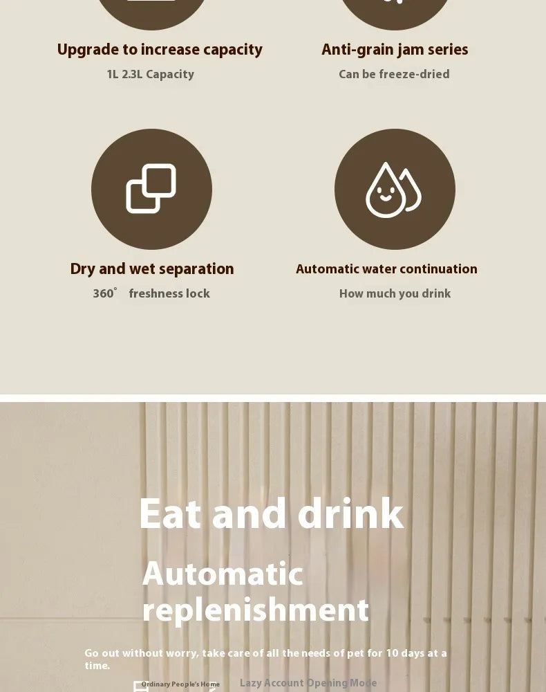 The Never-Empty Nook — Automatic Food & Water Station