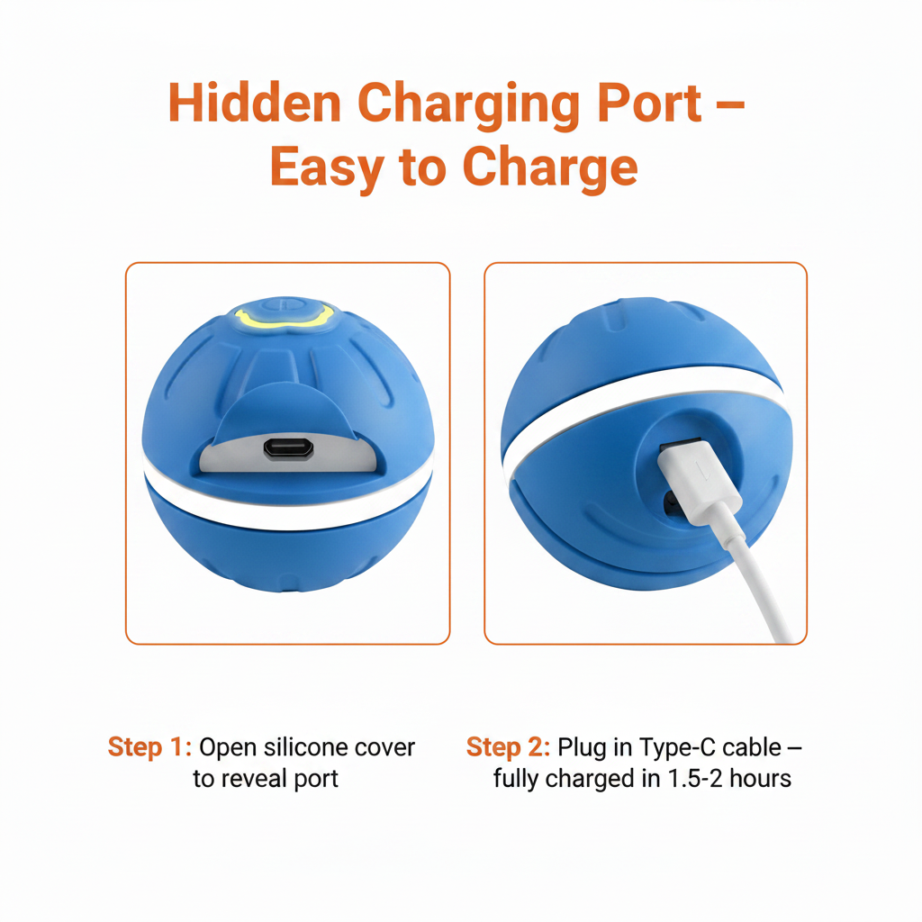Hidden Charging Port