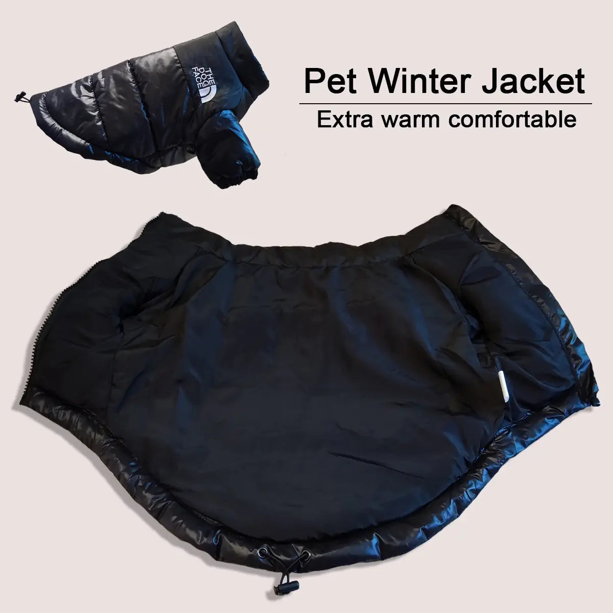 The Dog Face - Warm Windproof Winter Dog Jacket