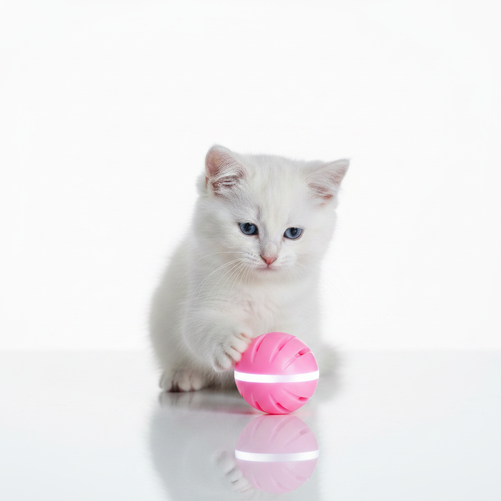 Kitten Pink Ball Lifestyle